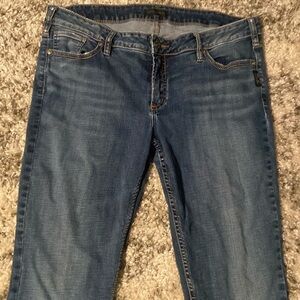 Women’s Silver denim jeans Elyse slim boot  34x35